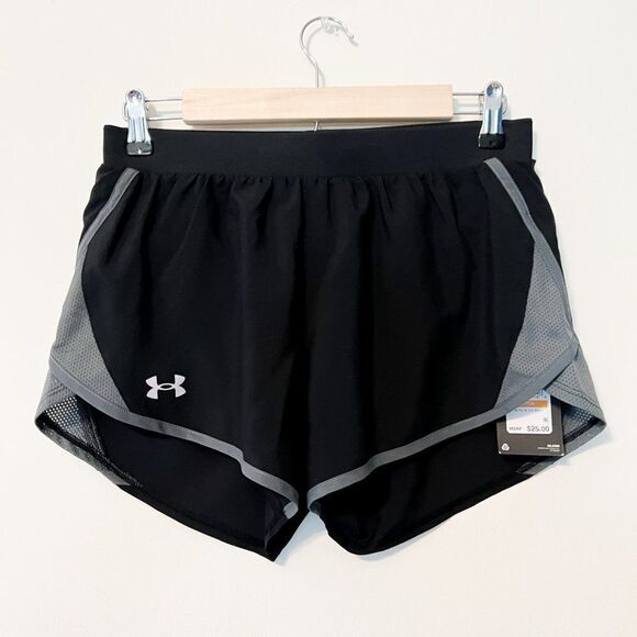 NWT Under Armour Black Loose Running Shorts Small $25 - Picture 1 of 5